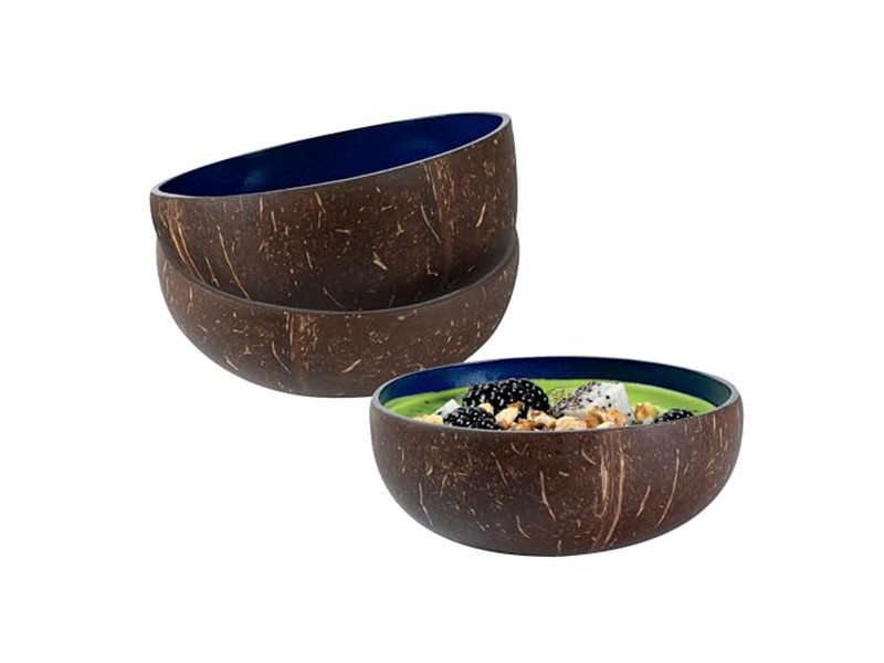 मोमबत्ती बनाने की आपूर्ति लकड़ी के कटोरे मोमबत्तियों के लिए हस्तनिर्मित लक्जरी नारियल जैविक