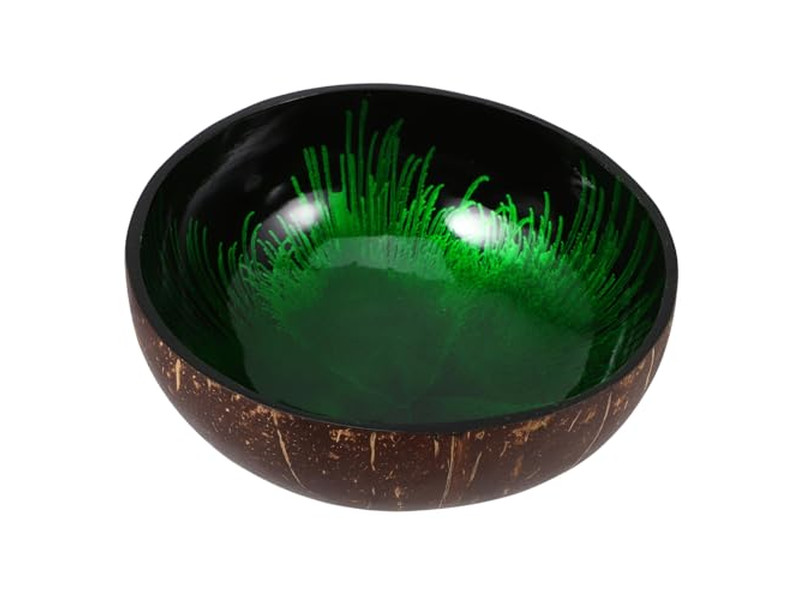 थाईलैंड प्राकृतिक कटोरा एकेशिया सलाद सेट खाद्य सुरक्षित नारियल रंगीन कटोरे