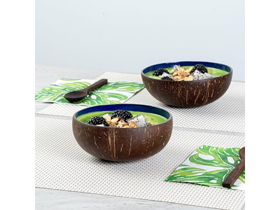 मोमबत्ती बनाने की आपूर्ति लकड़ी के कटोरे मोमबत्तियों के लिए हस्तनिर्मित लक्जरी नारियल जैविक