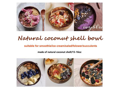 नारियल के कटोरे फैक्ट्री आइसक्रीम कटोरा शिल्पित मिठाई लाह पुन: प्रयोज्य