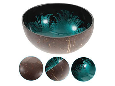 नारियल के कटोरे अकाï शैल साला कंक्रीट की चाबी कंटेनर मिनी सेट