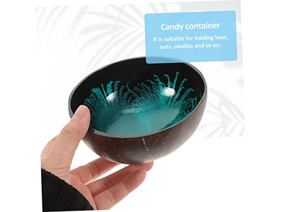 नारियल के कटोरे अकाï शैल साला कंक्रीट की चाबी कंटेनर मिनी सेट