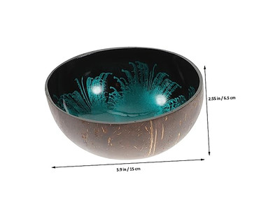 नारियल के कटोरे अकाï शैल साला कंक्रीट की चाबी कंटेनर मिनी सेट