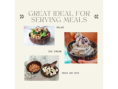 जंबो सर्विंग बाउल सलाद कटोरे खोल 500Ml नारियल का खोल थोक लकड़ी का मोमबत्ती