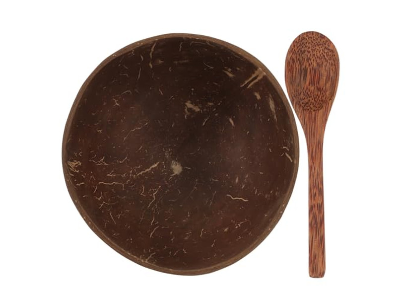 वियतनाम के लिए नारियल का कटोरा इको सजावटी खोल बांस के कटोरे मोमबत्तियों के लिए खोल शिल्प