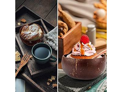 थोक सुगंधित मोमबत्तियाँ धूम्ररहित विंटेज लकड़ी का फल कटोरा