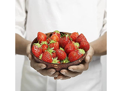 थोक सुगंधित मोमबत्तियाँ धूम्ररहित विंटेज लकड़ी का फल कटोरा